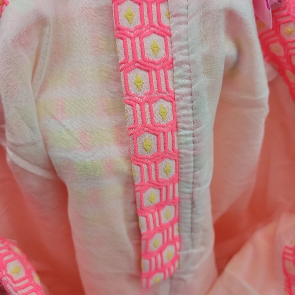 Lilly Pulitzer Hot Pink Tate Tropical Mini Skirt Size 4 - Picture 9 of 12